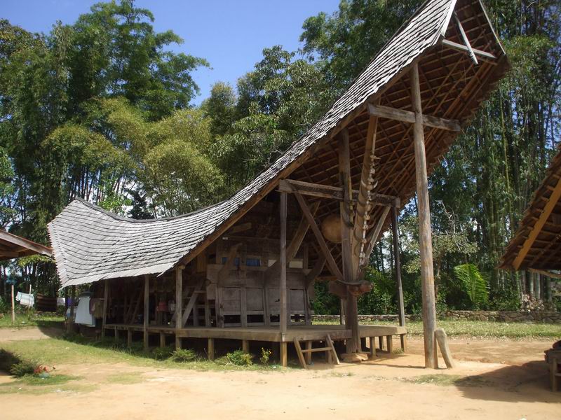 La maison traditionelle de Mamuju