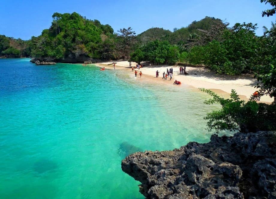 Gatra Beach in the South of Malang