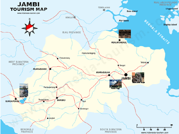 jambi map
