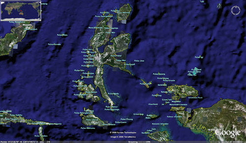 north moluccas photo satellite