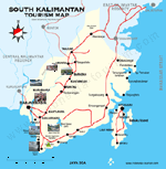 South Borneo Map