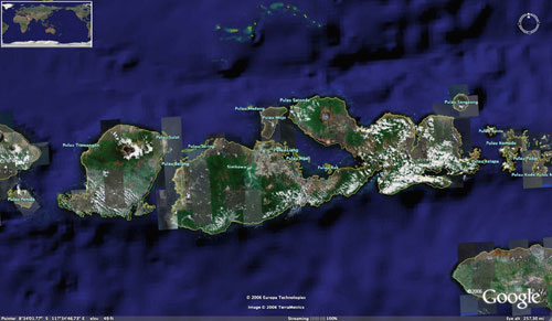 west nusa tenggara photo satellite